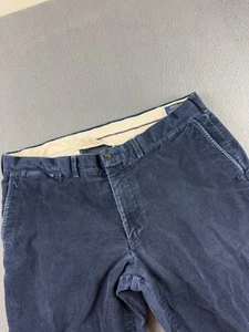 Polo Ralph Lauren Pants Men's 38x32* Blue Corduroy Casual Classic Fit Preppy - Picture 1 of 11