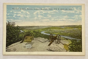 Vintage White Border Postcard, Garrity's Alabama Battery, Lookout Mountain, TN - Picture 1 of 2