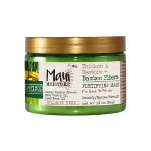 (2 pack) Maui Moisture Thicken & Restore + Bamboo Fibers Fortifying Mask 12 oz - Picture 1 of 1