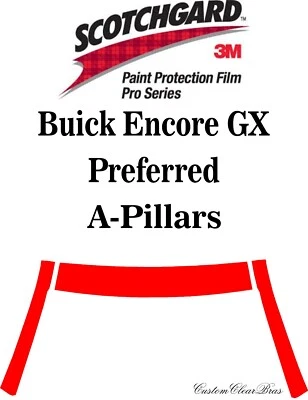 3M Scotchgard Paint Protection Film Pro Series 2024 2025 Buick Encore GX - Image 1 of 3