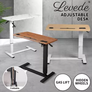 Levede Standing Desk Mobile Sofa Bed Side Table Adjustable Laptop Computer - Picture 1 of 67