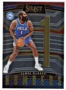 JAMES HARDEN 2022-23 Panini Select 76ers Numbers #15 NBA - Picture 1 of 2