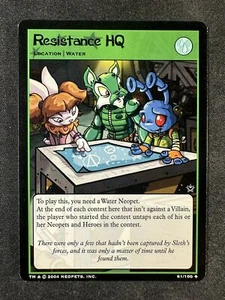 Neopets TCG 61/100 Resistance HQ Battle for Meridell Location Uncommon NM - Picture 1 of 2