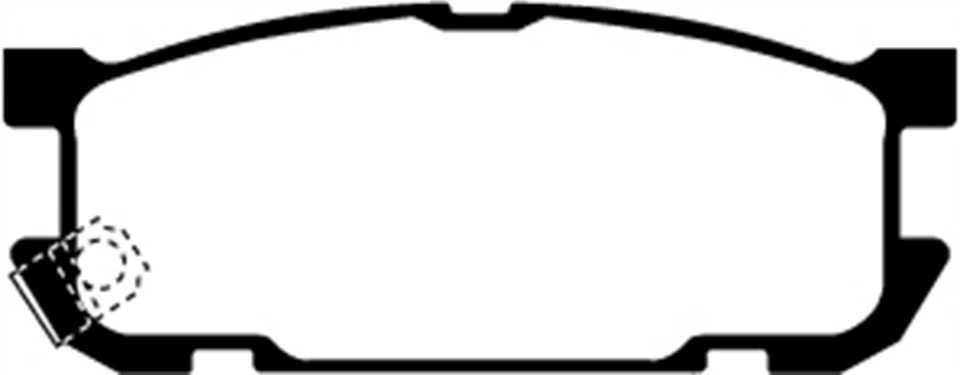 EBC GREENSTUFF REAR PADS FOR MAZDA MIATA MX-5 1.8 (SPORT) 2001-05 DP21453 - Image 1 of 1