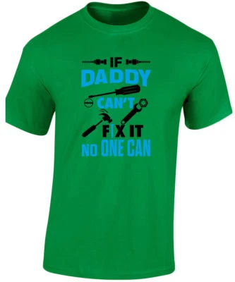 SWAGWEAR T-Shirt If Daddy Cant Fix It No One Can Unisex Kinder Premium lustig Handwerker Papa