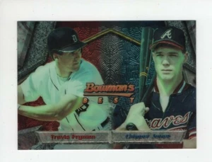 1994 BOWMAN'S BEST BASEBALL TRAVIS FRYMAN TIGERS & CHIPPER JONES BRAVES #108 - Picture 1 of 2