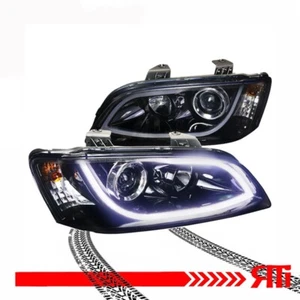 08-09 Pontiac G8 Smoked Lens Black Housing Projector Headlight w/ LED DRL - Picture 1 of 6