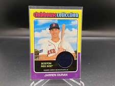 Jarren Duran 2024 Topps Heritage Clubhouse Collection GU Relic Red Sox