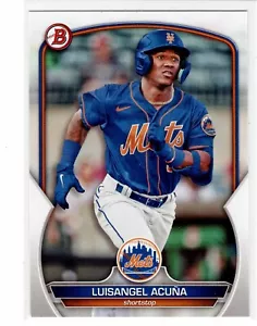 LuisAngel Acuña New York Mets 2023 Bowman Draft - Imagen 1 de 2