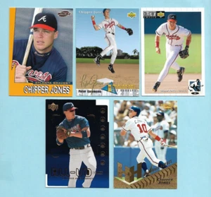 (5) Chipper Jones ROOKIE and Vintage Cards Lot!! - Imagen 1 de 2