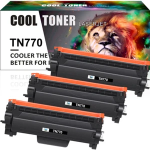 3x Tóner TN-770 TN770 compatible con Brother HL-L2370DW HL-L2370XL MFC-L2750DW - Imagen 1 de 11
