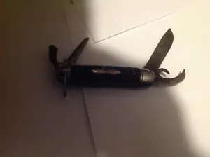 c. 1930's Early Kamp-King Imperial Prov RI Camp Pocket Knife 4 Blade Knife/Tools - Picture 1 of 6