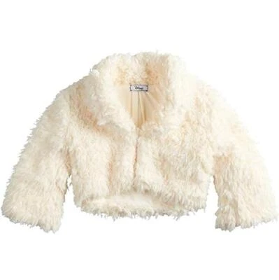 Disney The Nutcracker and the Four Realms Girls Faux-Fur Jacket Coat 6 7/8 10/12 - Image 1 of 3