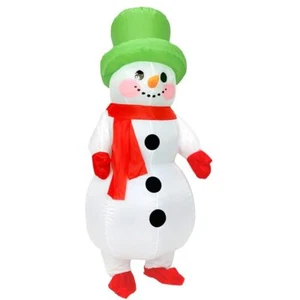 Inflatable Christmas Costume for Adult Inflatable Snowman Costume Inflatable ... - Picture 1 of 6
