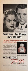 Anuncio impreso de maquillaje líquido Westmore Tru Glo 1956, House of Westmore - Imagen 1 de 1
