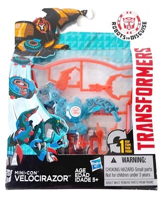 Transformers Robots In Disguise (2014) Mini-Con Velocirazor Figure - Image 1 of 4