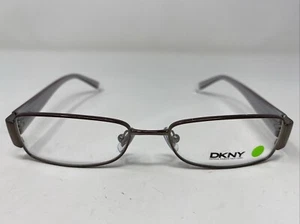 DKNY DY 5566 1034 50-16-135 Mocha Brown Metal Full Rim Eyeglasses Frame +A62 - Picture 1 of 8