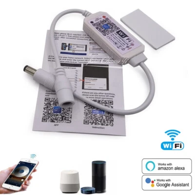 DC12-24V Wireless Mini WiFi Dimmable Controller for Single Color LED Strip Light - Image 1 of 4