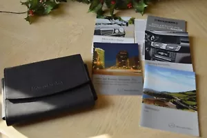 ESTUCHE DE CUERO MERCEDES BENZ PARA PROPIETARIOS MANUAL OPERADORES GUÍA DE USUARIO - Imagen 1 de 5