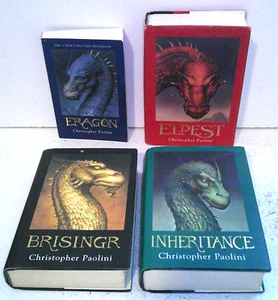 All 4 Books From the Inheritance Cycle by Christopher Paolini Eragon, Eldest - Picture 1 of 3