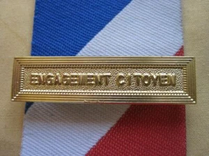 Agrafe  ENGAGEMENT CITOYEN  en Métal Doré Médaille de la Sécurité Intérieure  - Picture 1 of 1