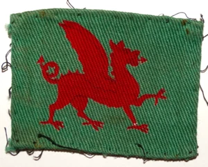INSIGNIAS DE GORRA MILITAR BRITÁNICA, letrero de formación del distrito de Gales del Sur, Segunda Guerra Mundial - Imagen 1 de 2
