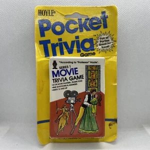 1984 Hoyle Pocket Movie Trivia Game Series 1 Cards - New - SEALED - *See Photos* - Picture 1 of 5