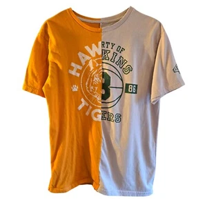 Official Stranger Things T-shirt Size Medium Hawking High School Split Design - Picture 1 of 6