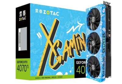 ZOTAC GeForce RTX 4070Ti-12GB X-GAMING OC GDDR6X Graphics card - Image 1 of 4