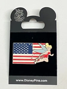 WDW 2009 Disney TINKER BELL American Flag Falling Stars Pin - Picture 1 of 2