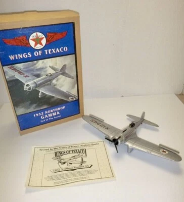 New Wings of Texaco 1932 NORTHROP GAMMA 2nd in series ERTL 1994  - Image 1 of 4