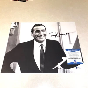 TONY BENNETT signed autographed 11X14 LEFT MY HEART IN SF BECKETT BAS COA T79048 - Picture 1 of 2