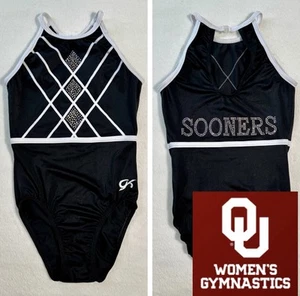 OU Universidad de Oklahoma NCAA Big 12 Gimnasia GK ELITE Leotardo PRONTO Tanque D1 - Imagen 1 de 9