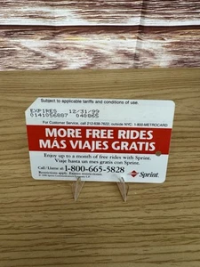 NYCT MTA MetroCard - Mehr Gratisfahrten Sprint (Spanisch Ver.) - Bild 1 von 1