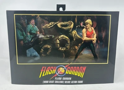 Juego de figuras de acción Flash Gordon Wood Beast Challenge Deluxe SDCC 2024 carrete juguetes Foto 1 de 4