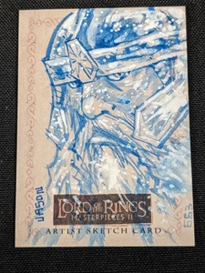 2008 Topps Lord of the Rings Masterpieces II Jason Keith Phillips Gimli Sketch - Picture 1 of 7