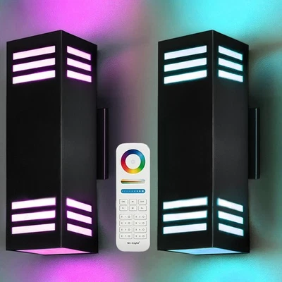 Up and Down Lights Outdoor Wall Sconce, 1200LM LED Outdoor Light Fixtures Wal... - Image 1 of 4