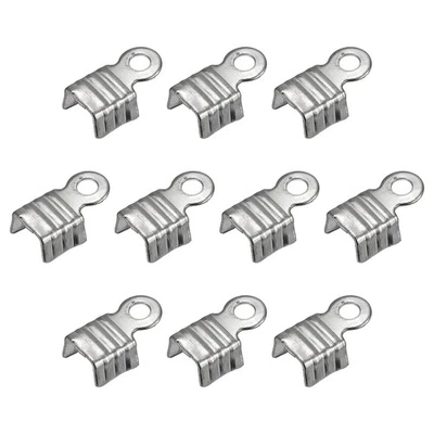 200 piezas extremos de cable plegables, 3x6 mm Terminators puntas de extremo de crimpado negro metálico Foto 1 de 4