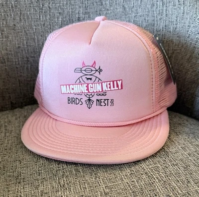 Ametralladora Kelly Ernest Sombrero Camionero Rosa Nuevo Con Etiquetas Foto 1 de 3