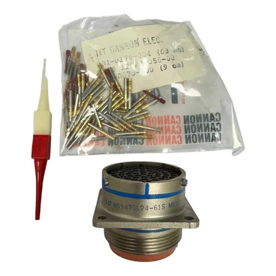 MS3470L24-61S ITT Cannon Circular Mil Spec Connector - Image 1 of 3