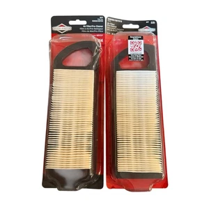 Lote de 2 paquetes de filtros de aire originales Briggs & Stratton 5077 698083 / 697015 cortadoras de césped - Imagen 1 de 3