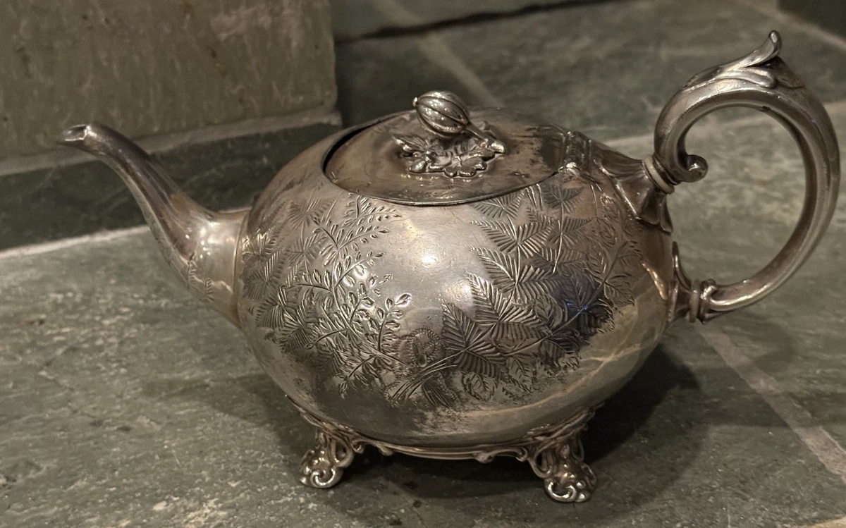 Antique US Silver-Plated Teapots, Coffee James Dixons&Sons for