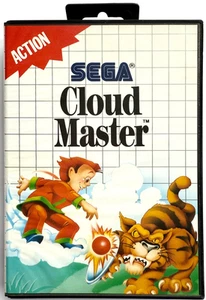 JUEGO MEGA CARTUCHO SISTEMA SEGA MASTER "CLOUD MASTER" VINTAGE EN CAJA DE PESTAÑAS COLGANTES - Imagen 1 de 3