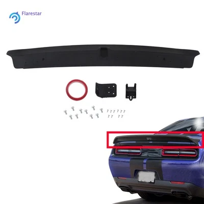 Tapa de alerón trasero negro para Dodge Challenger 2015-2024 estilo Hellcat Foto 1 de 4