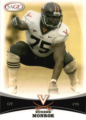 2009 SAGE #35 Eugene Monroe GREAT CARD!! - Image 1 of 2
