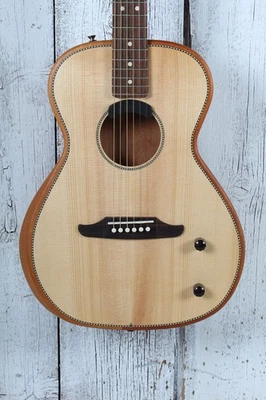 芬达 Highway 系列 Parlor 原声电吉他自然带豪华琴包 — 第 1/4 张图片