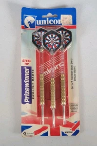 Unicorn Prizewinner English Darts Steel Tip Brass Neu Made In England - Bild 1 von 9