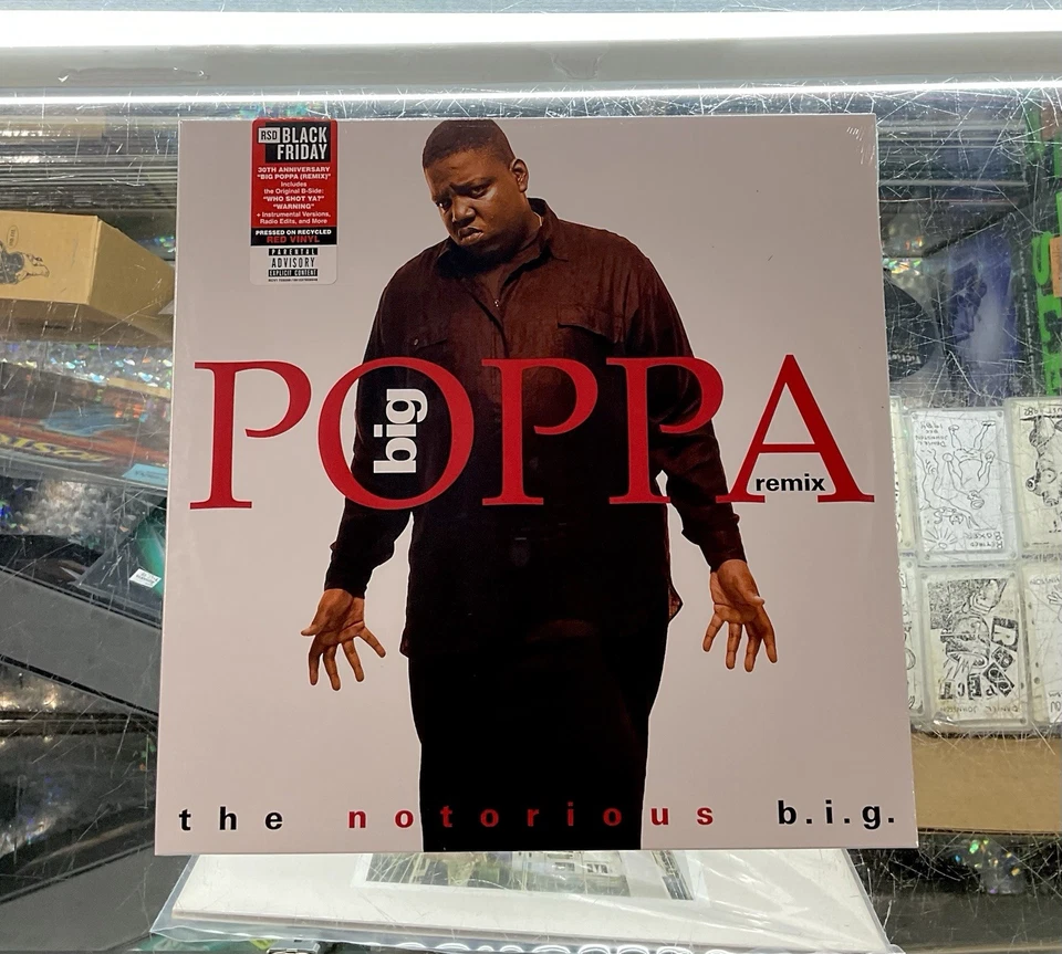 The Notorious B.I.G. – Big Poppa (Remix) 12" On Red Colored Vinyl RSDBF HipHop - Image 1 of 1