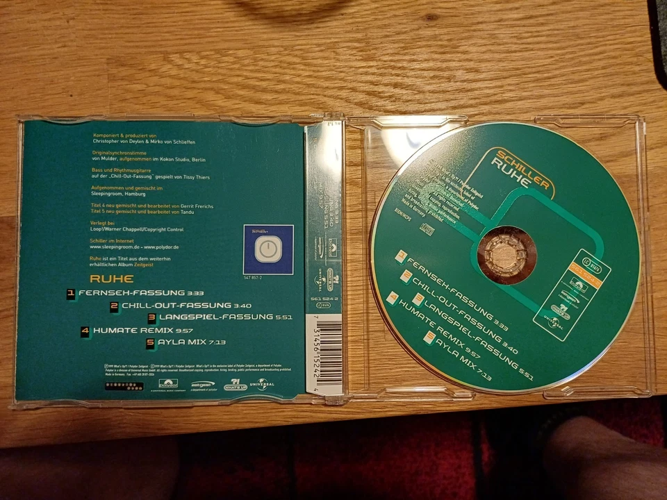 Schiller Ruhe (1999) [Maxi-CD] - Bild 1 von 1