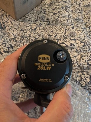 Penn Squall II Level Wind Conventional Reel - Black (SQLII20LW) - Image 1 of 4
